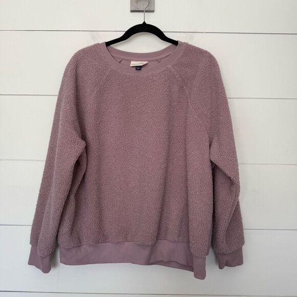 Universal Thread Women’s XL Mauve Sherpa Sweatshirt - Picture 1 of 5